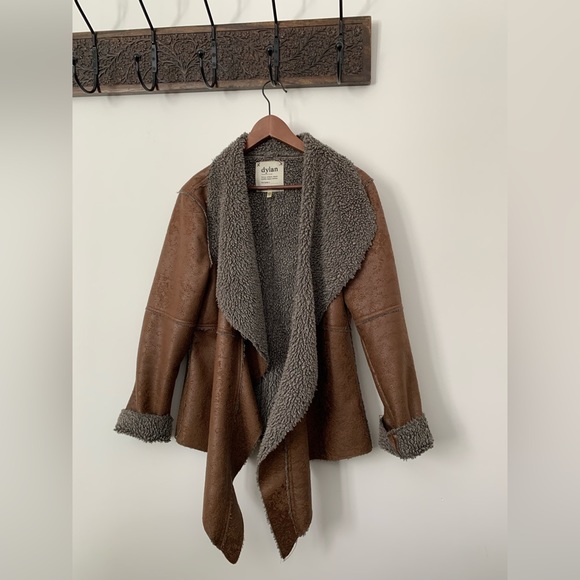 dylan Jackets Coats True Grit For Dylan Suede And Sherpa